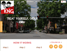 Tablet Screenshot of kngdelivery.com